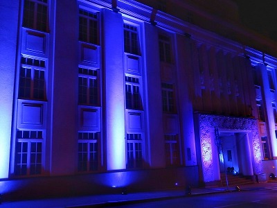 Autor foto:Archiv ČEZ Modrá barva opět po roce rozzáří oblohu u energetiků na severu Čech
