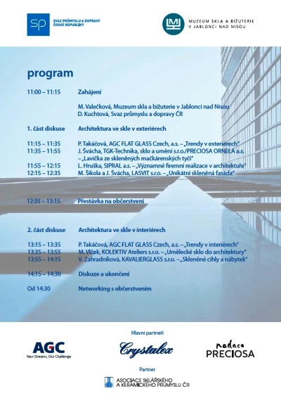 V jabloneckém muzeu budou diskutovat na téma sklo a architektura