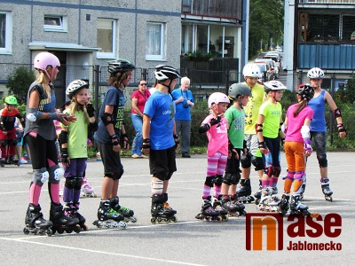 Obrazem: Škola inline bruslení v Jablonci
