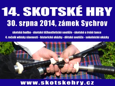 Skotské kilty, kladiva a dudy opět ovládnou zámek Sychrov