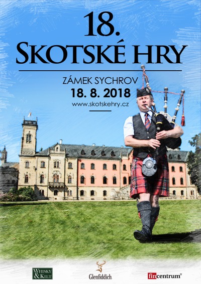 Tradiční Skotské hry se uskuteční již poosmnácté na Sychrově