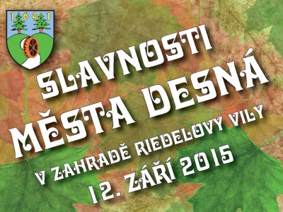 Slavnosti Města Desná se konají opět v areálu Riedelovy vily