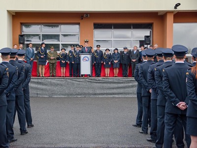 Příslušníci HZS skládali na stanici v Jablonci služební slib