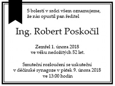 Zemřel ředitel tanvaldské nemocnice Robert Poskočil
