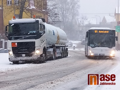 Autor foto:Rudolf Kožený VIDEO: Nečekaný sníh zkomplikoval 11. března dopravu