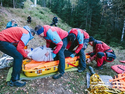Záchranářská tréninková akce Search and Rescue zavítala do Krkonoš