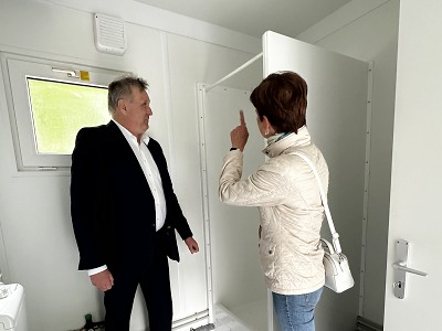 Autor foto:Archiv magistrátu města Jablonec nad Nisou V Jablonci otevřeli veřejný sprchovací box