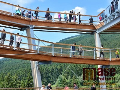 Obrazem: Otevření stezky korunami stromů Krkonoše