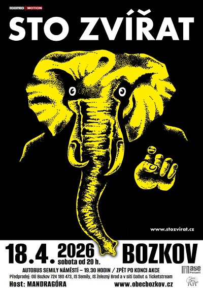 Sto zvířat bude řádit v bozkovské sokolovně