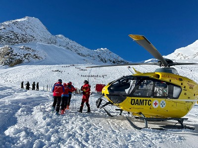Čeští záchranáři byli součástí záchranné akce na ledovci Stubai