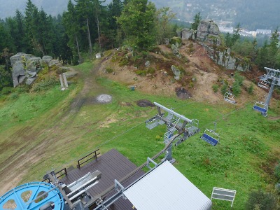 Na Tanvaldském Špičáku znovu otevřeli skalní vyhlídku