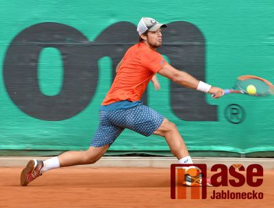 Autor foto:Václav Novotný Tenisový turnaj v Jablonci vyhrál Brazilec Bruno Santanna