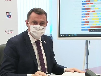 Autor foto:Archiv KÚ Libereckého kraje/ reprofoto z videa Hejtman požádal vládu o vyhlášení stavu nouze