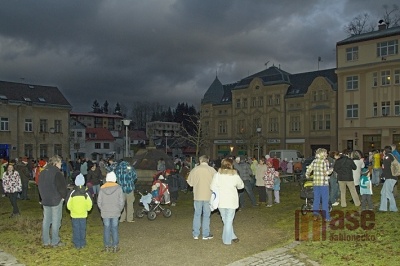 Mikuláš na smržovském náměstí