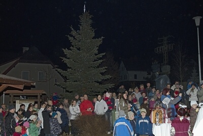 Rozsvícení vánočního stromu v Zásadě