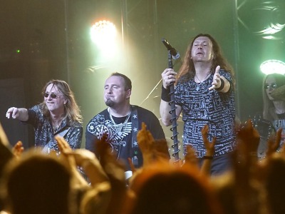 Kapela Traktor při své tour zajela i do bozkovské sokolovny