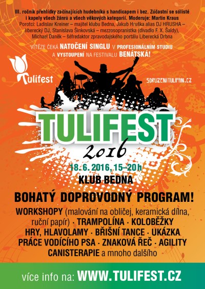 Tulifest 2016 představí publiku začínající hudebníky