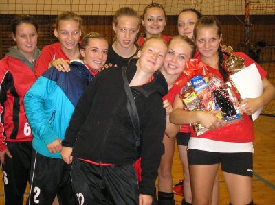 Volejbalové juniorky v nástavbě extraligy na šestém místě