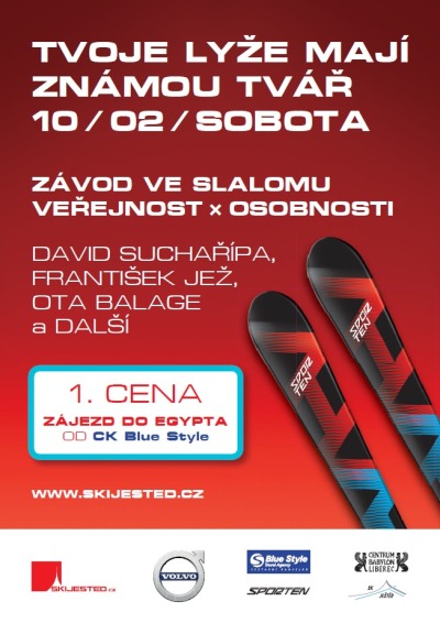 Skiareál Ještěd bude hostit závod veřejnosti se známými osobnostmi