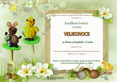 V rýnovické galerii budou tvořit s korálky na téma Velikonoce