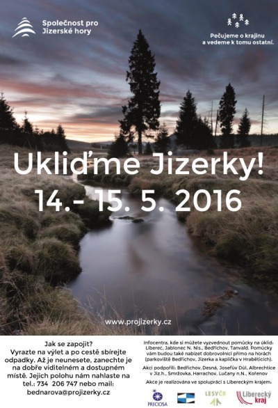 Zájemci opět mohou o víkendu uklízet Jizerky