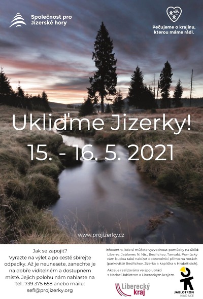 Přidejte se k jarnímu úklidu Jizerek