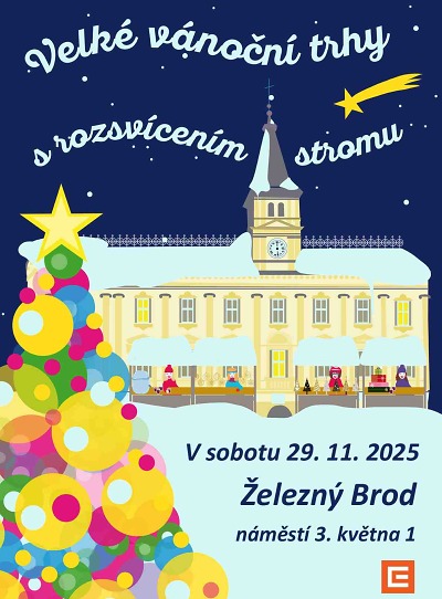 V Železném Brodě rozsvítí vánoční strom 29. listopadu