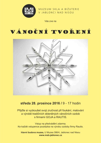 Zručnost při foukání a malování ozdob si můžete zkusit ve vánoční dílně