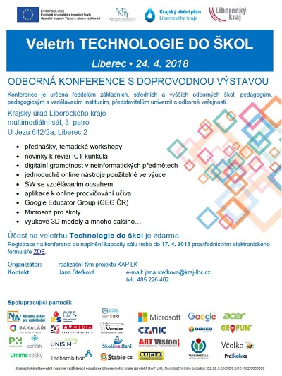 V budově krajského úřadu se bude konat veletrh Technologie do škol