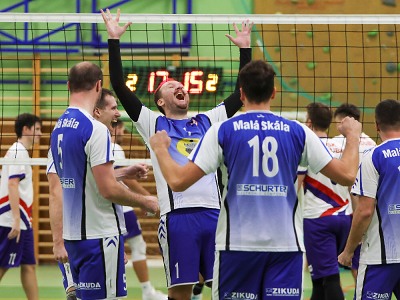 Maloskalští volejbalisté nadále drží druhou příčku