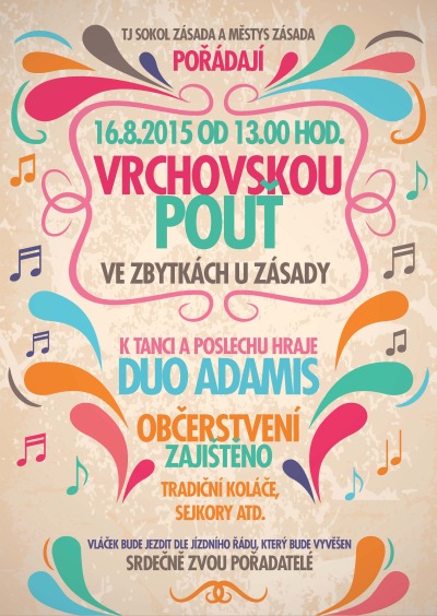 Ve Zbytkách u Zásady proběhne Vrchovská pouť