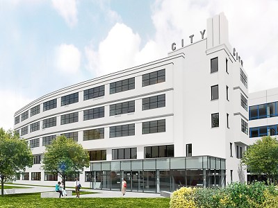 Stavba Evropského domu v Liberci finišuje