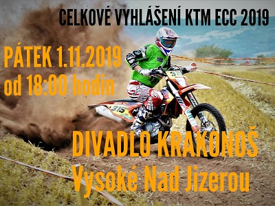Jezdci i fanoušci se rozloučí s KTM ECC 2019 ve vysockém divadle