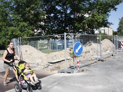 Výkopové práce potrvají v Jablonci až do podzimu