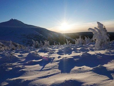 Vánoční výlet z Tanvaldu na Sněžku objektivem Jana Šedivého