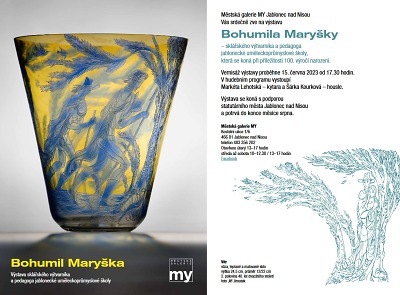 V galerii MY připomínají sklářského výtvarníka Bohumila Maryšku
