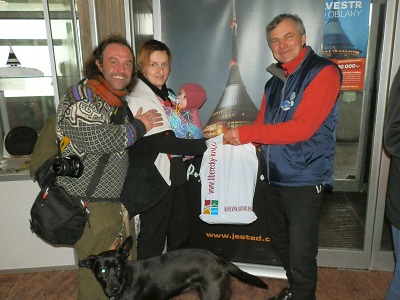 Na Ještěd letos na Nový rok vyšel rekordní počet účastníků