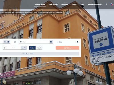 Autor foto:Reprofoto jabloneckadopravni.cz Web jízdních řádů MHD nabízí několik novinek
