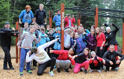 V Harrachově otevřeli nové workoutové hřiště