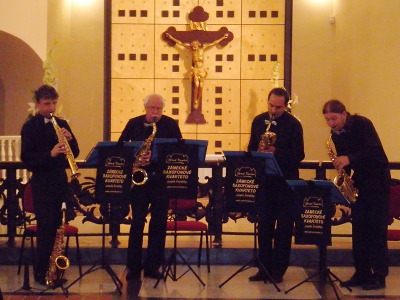 Zámecké saxofonové kvarteto zahraje u Nejsvětějšího Srdce Ježíšova