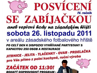 V Zásadě chystají posvícení se zabíjačkou