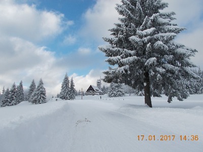 Zasněženým Jabloneckem objektivem Miroslava Poláka
