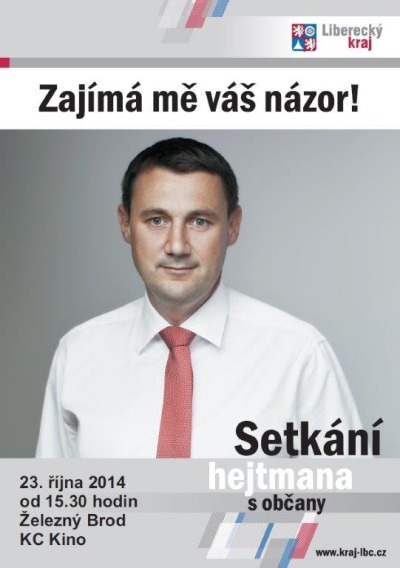 Občané Železného Brodu, zeptejte se svého hejtmana