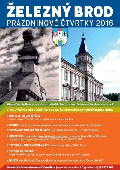 Prázdninové čtvrtky v Železném Brodě nabízí výhody pro turisty i místní