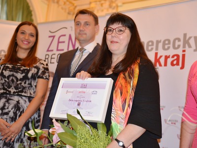 Držitelkou ocenění Žena regionu je za Liberecký kraj Věra Strnadová