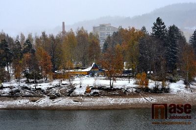 První sněhová nadílka přišla i na Jablonecko 