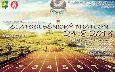 Týmy běžců a plavců prověří premiérový Zlatoolešnický duatlon