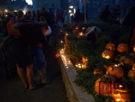 Dýňobraní aneb Svátek dětí, dýní a strašidel před Domem Vína v Jablonci nad Nisou.
