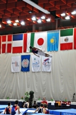 Přípravy na SP ve skocích na trampolíně 