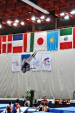 Přípravy na SP ve skocích na trampolíně 